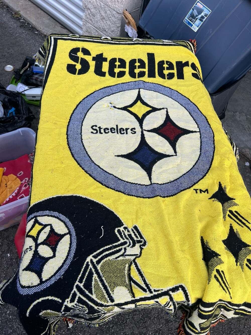 The Northwest Company Pittsburgh Steelers Blanket Size 46 x 60 Woven Tapestry